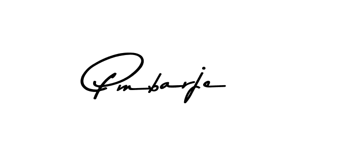 Create a beautiful signature design for name Pmbarje. With this signature (Asem Kandis PERSONAL USE) fonts, you can make a handwritten signature for free. Pmbarje signature style 9 images and pictures png