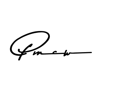 Make a beautiful signature design for name Pmcw. With this signature (Asem Kandis PERSONAL USE) style, you can create a handwritten signature for free. Pmcw signature style 9 images and pictures png