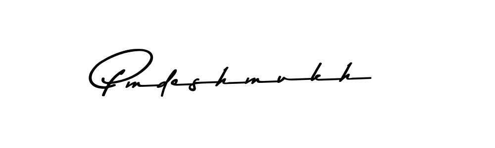 The best way (Asem Kandis PERSONAL USE) to make a short signature is to pick only two or three words in your name. The name Pmdeshmukh include a total of six letters. For converting this name. Pmdeshmukh signature style 9 images and pictures png
