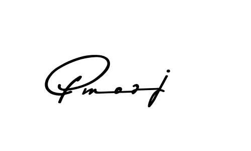 Design your own signature with our free online signature maker. With this signature software, you can create a handwritten (Asem Kandis PERSONAL USE) signature for name Pmozj. Pmozj signature style 9 images and pictures png