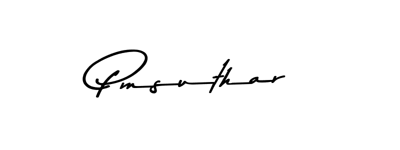 Design your own signature with our free online signature maker. With this signature software, you can create a handwritten (Asem Kandis PERSONAL USE) signature for name Pmsuthar. Pmsuthar signature style 9 images and pictures png