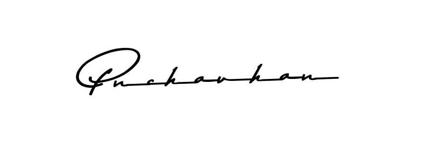 How to Draw Pnchauhan signature style? Asem Kandis PERSONAL USE is a latest design signature styles for name Pnchauhan. Pnchauhan signature style 9 images and pictures png