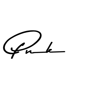 Make a beautiful signature design for name Pnk. With this signature (Asem Kandis PERSONAL USE) style, you can create a handwritten signature for free. Pnk signature style 9 images and pictures png