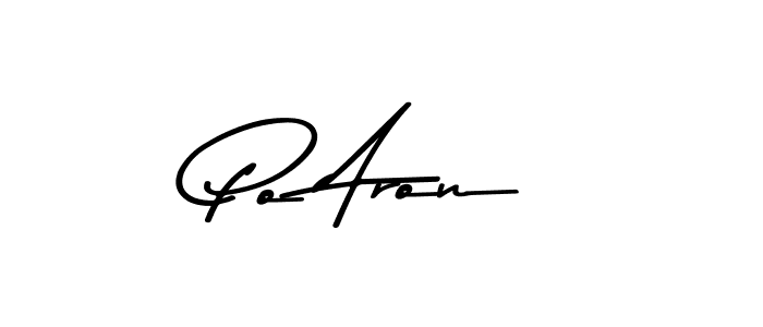 The best way (Asem Kandis PERSONAL USE) to make a short signature is to pick only two or three words in your name. The name Po Aron include a total of six letters. For converting this name. Po Aron signature style 9 images and pictures png