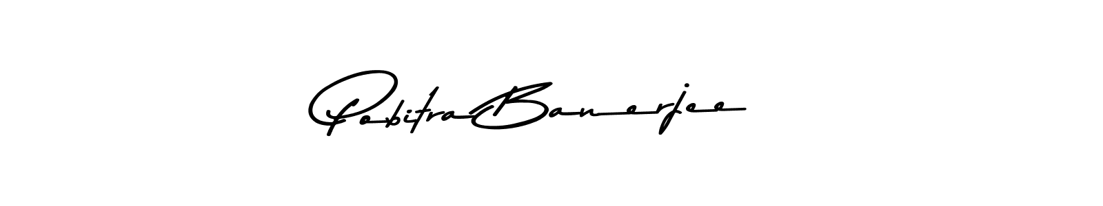 Make a beautiful signature design for name Pobitra Banerjee. With this signature (Asem Kandis PERSONAL USE) style, you can create a handwritten signature for free. Pobitra Banerjee signature style 9 images and pictures png