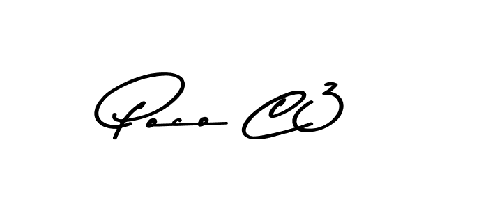 Design your own signature with our free online signature maker. With this signature software, you can create a handwritten (Asem Kandis PERSONAL USE) signature for name Poco C3. Poco C3 signature style 9 images and pictures png