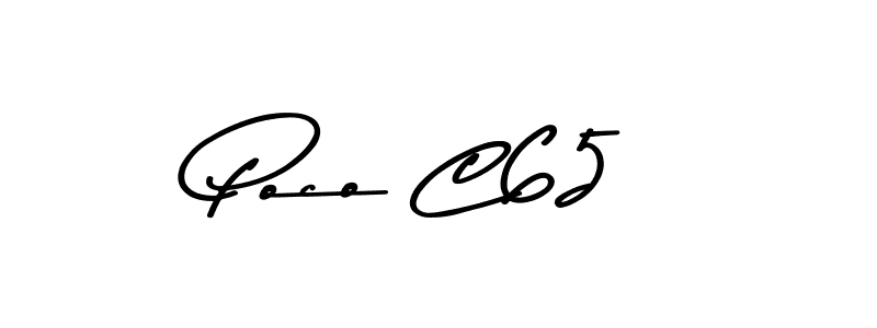 Use a signature maker to create a handwritten signature online. With this signature software, you can design (Asem Kandis PERSONAL USE) your own signature for name Poco C65. Poco C65 signature style 9 images and pictures png