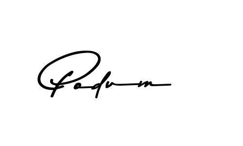 Here are the top 10 professional signature styles for the name Podum. These are the best autograph styles you can use for your name. Podum signature style 9 images and pictures png