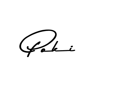 How to make Poki signature? Asem Kandis PERSONAL USE is a professional autograph style. Create handwritten signature for Poki name. Poki signature style 9 images and pictures png