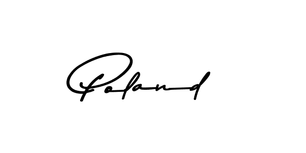 You should practise on your own different ways (Asem Kandis PERSONAL USE) to write your name (Poland) in signature. don't let someone else do it for you. Poland signature style 9 images and pictures png