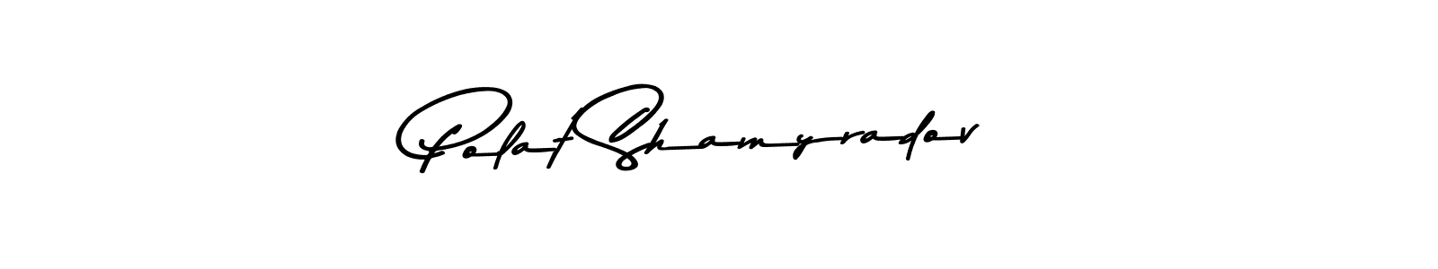 The best way (Asem Kandis PERSONAL USE) to make a short signature is to pick only two or three words in your name. The name Polat Shamyradov include a total of six letters. For converting this name. Polat Shamyradov signature style 9 images and pictures png