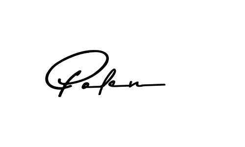 Also You can easily find your signature by using the search form. We will create Polen name handwritten signature images for you free of cost using Asem Kandis PERSONAL USE sign style. Polen signature style 9 images and pictures png