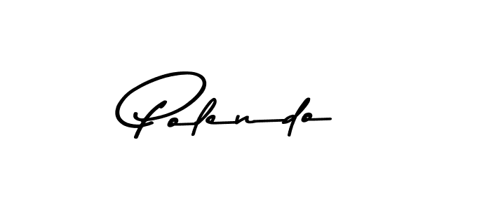 How to make Polendo name signature. Use Asem Kandis PERSONAL USE style for creating short signs online. This is the latest handwritten sign. Polendo signature style 9 images and pictures png