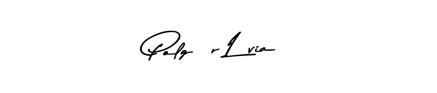 Asem Kandis PERSONAL USE is a professional signature style that is perfect for those who want to add a touch of class to their signature. It is also a great choice for those who want to make their signature more unique. Get Polgár Lívia name to fancy signature for free. Polgár Lívia signature style 9 images and pictures png