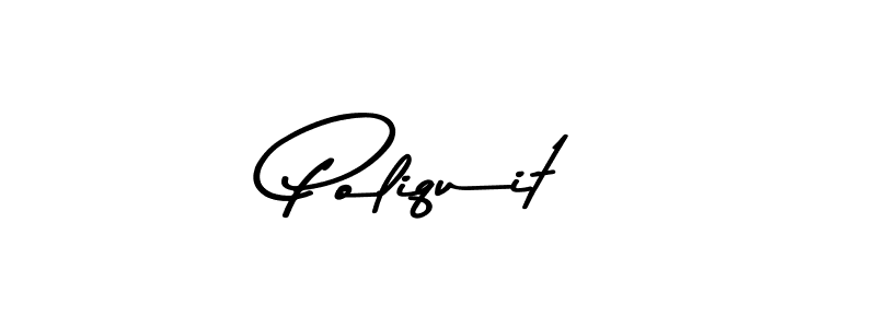 Asem Kandis PERSONAL USE is a professional signature style that is perfect for those who want to add a touch of class to their signature. It is also a great choice for those who want to make their signature more unique. Get Poliquit name to fancy signature for free. Poliquit signature style 9 images and pictures png