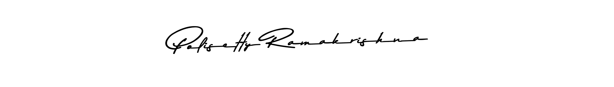 The best way (Asem Kandis PERSONAL USE) to make a short signature is to pick only two or three words in your name. The name Polisetty Ramakrishna include a total of six letters. For converting this name. Polisetty Ramakrishna signature style 9 images and pictures png