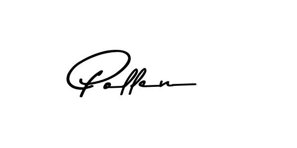 Use a signature maker to create a handwritten signature online. With this signature software, you can design (Asem Kandis PERSONAL USE) your own signature for name Pollen. Pollen signature style 9 images and pictures png