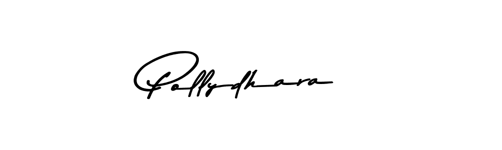 Create a beautiful signature design for name Pollydhara. With this signature (Asem Kandis PERSONAL USE) fonts, you can make a handwritten signature for free. Pollydhara signature style 9 images and pictures png