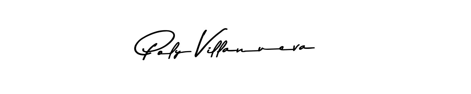 Also we have Poly Villanueva name is the best signature style. Create professional handwritten signature collection using Asem Kandis PERSONAL USE autograph style. Poly Villanueva signature style 9 images and pictures png