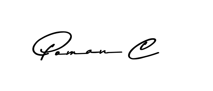 It looks lik you need a new signature style for name Poman C. Design unique handwritten (Asem Kandis PERSONAL USE) signature with our free signature maker in just a few clicks. Poman C signature style 9 images and pictures png