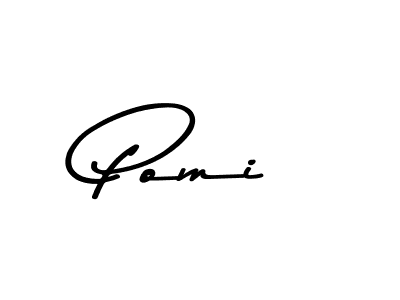 This is the best signature style for the Pomi name. Also you like these signature font (Asem Kandis PERSONAL USE). Mix name signature. Pomi signature style 9 images and pictures png