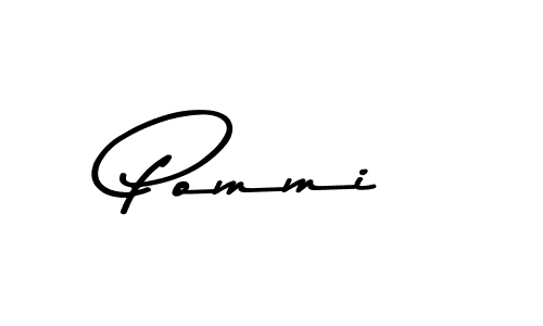 Also we have Pommi name is the best signature style. Create professional handwritten signature collection using Asem Kandis PERSONAL USE autograph style. Pommi signature style 9 images and pictures png