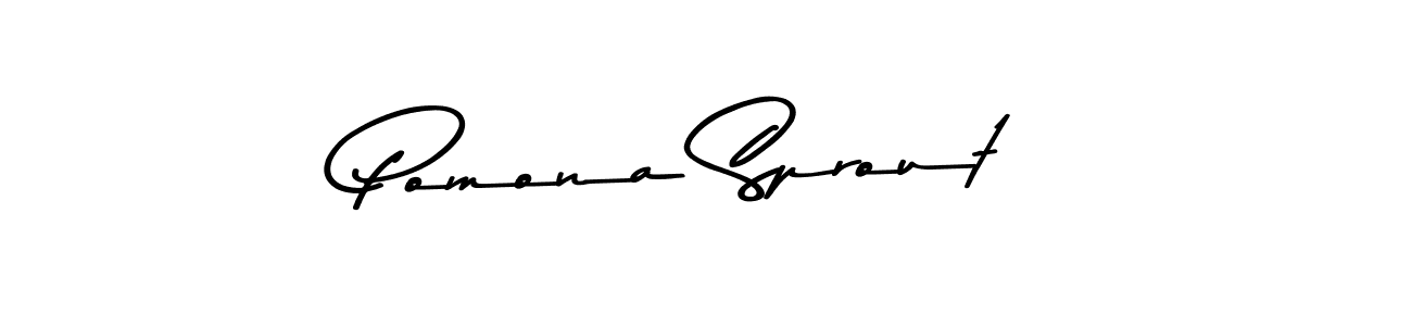 Pomona Sprout stylish signature style. Best Handwritten Sign (Asem Kandis PERSONAL USE) for my name. Handwritten Signature Collection Ideas for my name Pomona Sprout. Pomona Sprout signature style 9 images and pictures png