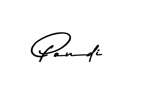 Make a beautiful signature design for name Pondi. With this signature (Asem Kandis PERSONAL USE) style, you can create a handwritten signature for free. Pondi signature style 9 images and pictures png