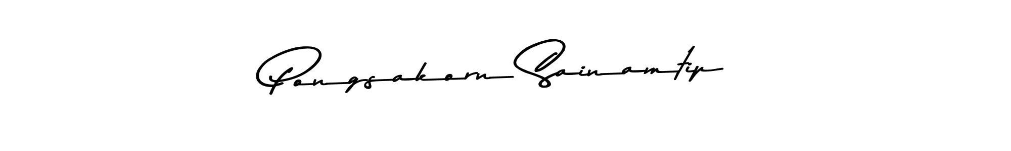 Make a beautiful signature design for name Pongsakorn Sainamtip. Use this online signature maker to create a handwritten signature for free. Pongsakorn Sainamtip signature style 9 images and pictures png