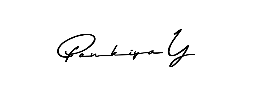 Also we have Ponkiya Y name is the best signature style. Create professional handwritten signature collection using Asem Kandis PERSONAL USE autograph style. Ponkiya Y signature style 9 images and pictures png