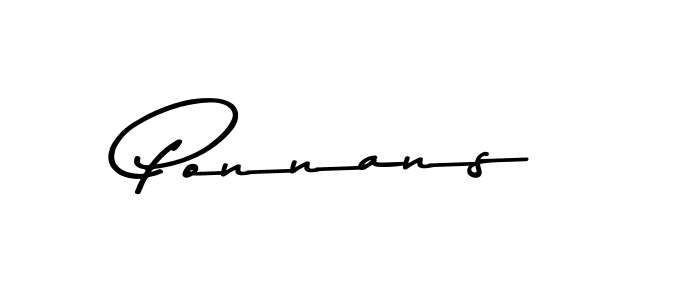 Also we have Ponnans name is the best signature style. Create professional handwritten signature collection using Asem Kandis PERSONAL USE autograph style. Ponnans signature style 9 images and pictures png