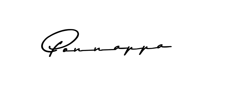 Create a beautiful signature design for name Ponnappa. With this signature (Asem Kandis PERSONAL USE) fonts, you can make a handwritten signature for free. Ponnappa signature style 9 images and pictures png