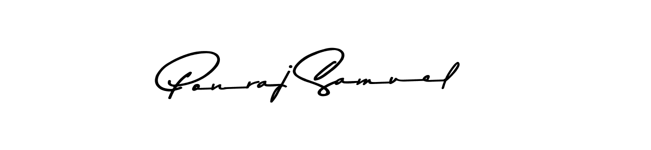Make a short Ponraj Samuel signature style. Manage your documents anywhere anytime using Asem Kandis PERSONAL USE. Create and add eSignatures, submit forms, share and send files easily. Ponraj Samuel signature style 9 images and pictures png