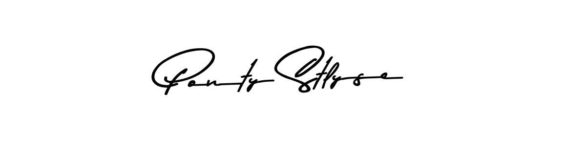 This is the best signature style for the Ponty Stlyse name. Also you like these signature font (Asem Kandis PERSONAL USE). Mix name signature. Ponty Stlyse signature style 9 images and pictures png