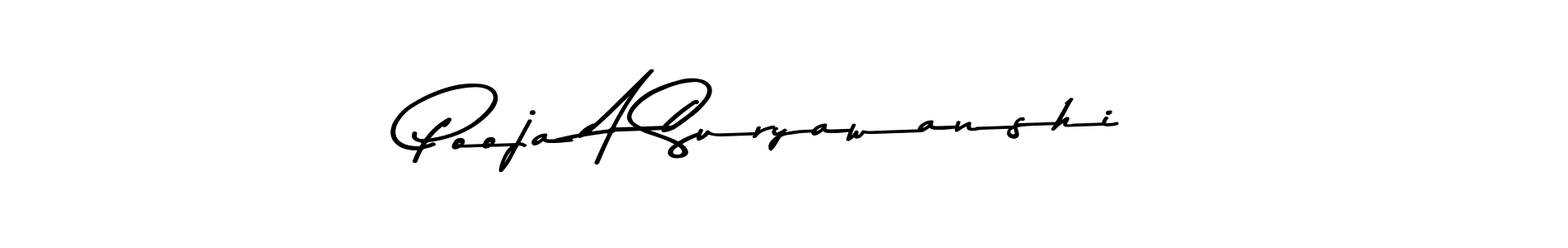 if you are searching for the best signature style for your name Pooja A Suryawanshi. so please give up your signature search. here we have designed multiple signature styles  using Asem Kandis PERSONAL USE. Pooja A Suryawanshi signature style 9 images and pictures png