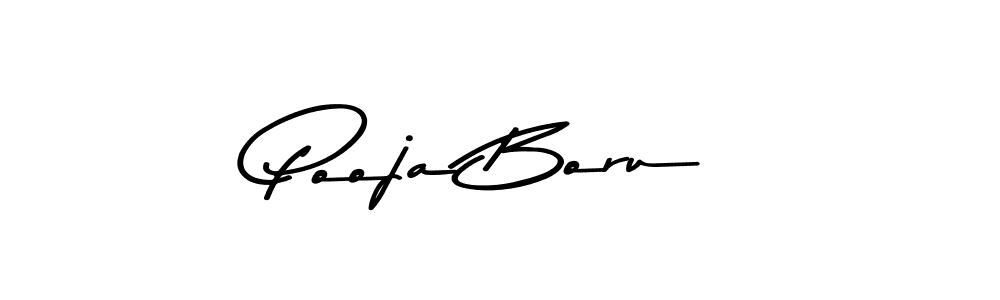 Pooja Boru stylish signature style. Best Handwritten Sign (Asem Kandis PERSONAL USE) for my name. Handwritten Signature Collection Ideas for my name Pooja Boru. Pooja Boru signature style 9 images and pictures png