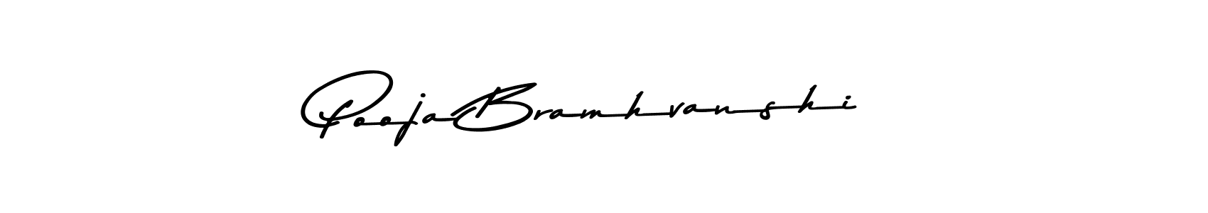 Create a beautiful signature design for name Pooja Bramhvanshi. With this signature (Asem Kandis PERSONAL USE) fonts, you can make a handwritten signature for free. Pooja Bramhvanshi signature style 9 images and pictures png