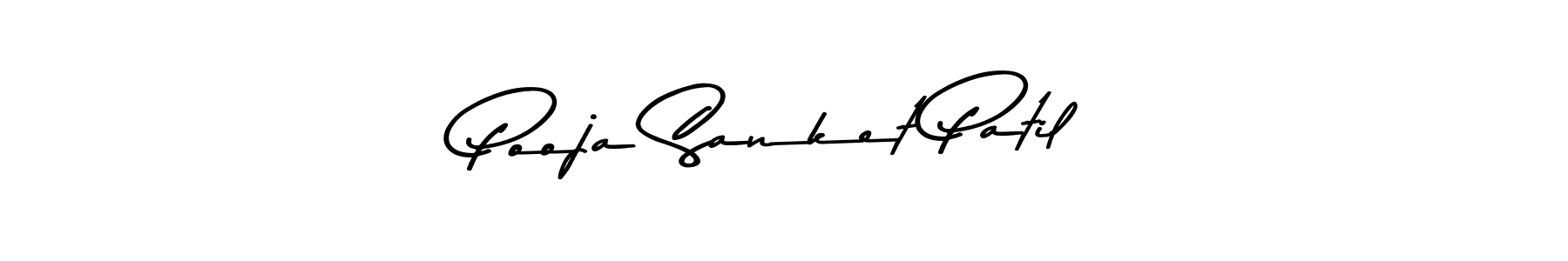 Create a beautiful signature design for name Pooja Sanket Patil. With this signature (Asem Kandis PERSONAL USE) fonts, you can make a handwritten signature for free. Pooja Sanket Patil signature style 9 images and pictures png