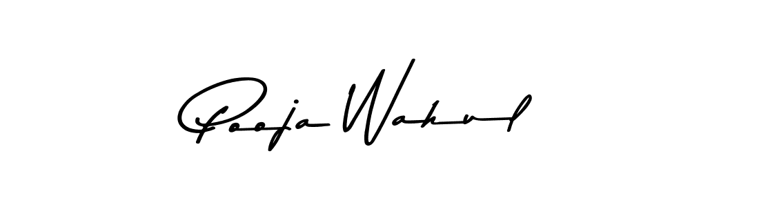 How to make Pooja Wahul signature? Asem Kandis PERSONAL USE is a professional autograph style. Create handwritten signature for Pooja Wahul name. Pooja Wahul signature style 9 images and pictures png