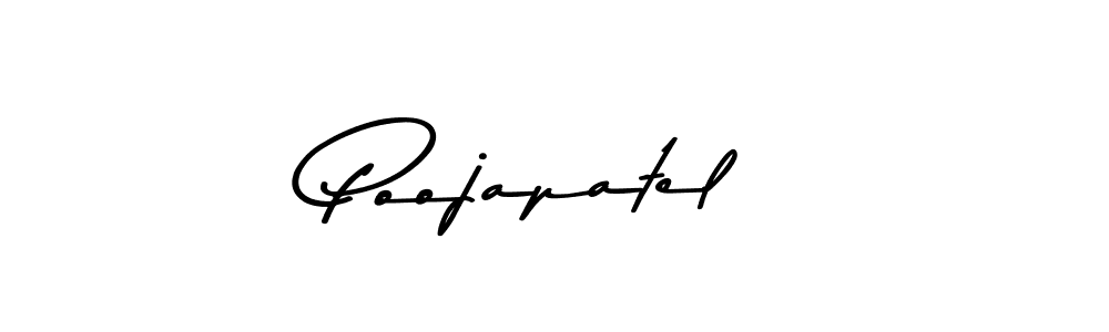 Design your own signature with our free online signature maker. With this signature software, you can create a handwritten (Asem Kandis PERSONAL USE) signature for name Poojapatel. Poojapatel signature style 9 images and pictures png