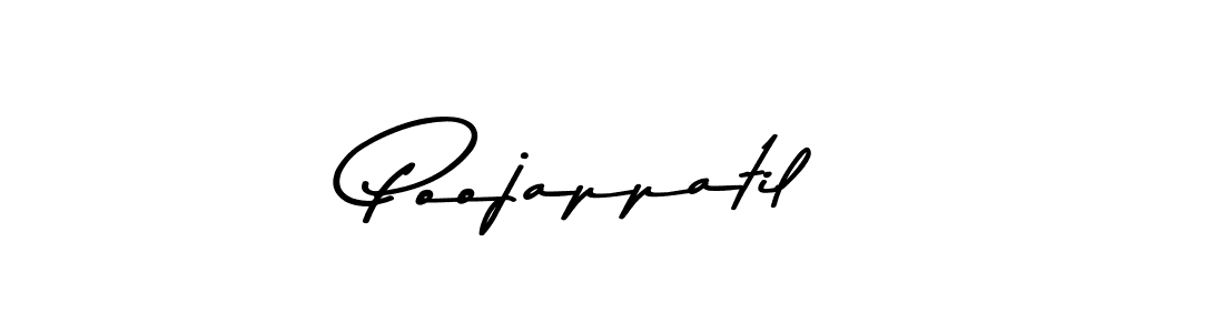 Create a beautiful signature design for name Poojappatil. With this signature (Asem Kandis PERSONAL USE) fonts, you can make a handwritten signature for free. Poojappatil signature style 9 images and pictures png