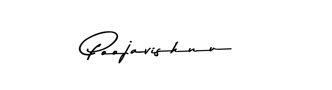 Create a beautiful signature design for name Poojavishnu. With this signature (Asem Kandis PERSONAL USE) fonts, you can make a handwritten signature for free. Poojavishnu signature style 9 images and pictures png