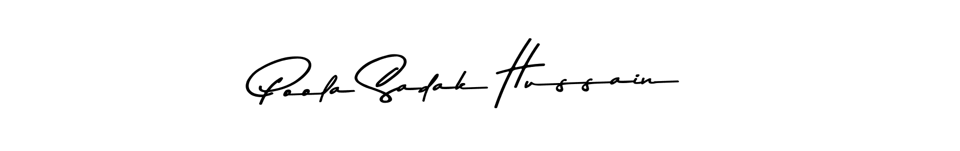 How to make Poola Sadak Hussain signature? Asem Kandis PERSONAL USE is a professional autograph style. Create handwritten signature for Poola Sadak Hussain name. Poola Sadak Hussain signature style 9 images and pictures png