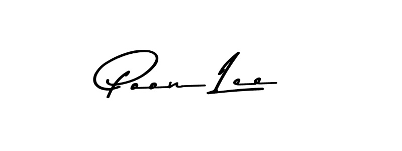 Poon Lee stylish signature style. Best Handwritten Sign (Asem Kandis PERSONAL USE) for my name. Handwritten Signature Collection Ideas for my name Poon Lee. Poon Lee signature style 9 images and pictures png