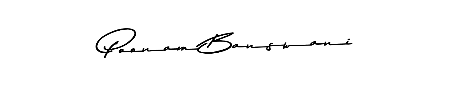 This is the best signature style for the Poonam Banswani name. Also you like these signature font (Asem Kandis PERSONAL USE). Mix name signature. Poonam Banswani signature style 9 images and pictures png