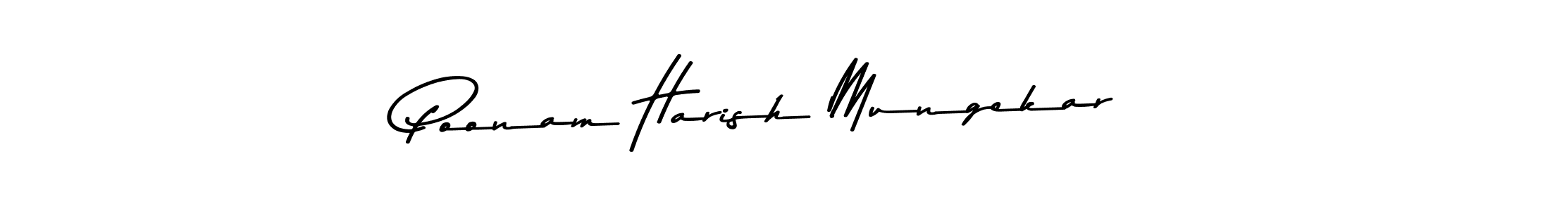 You should practise on your own different ways (Asem Kandis PERSONAL USE) to write your name (Poonam Harish Mungekar) in signature. don't let someone else do it for you. Poonam Harish Mungekar signature style 9 images and pictures png