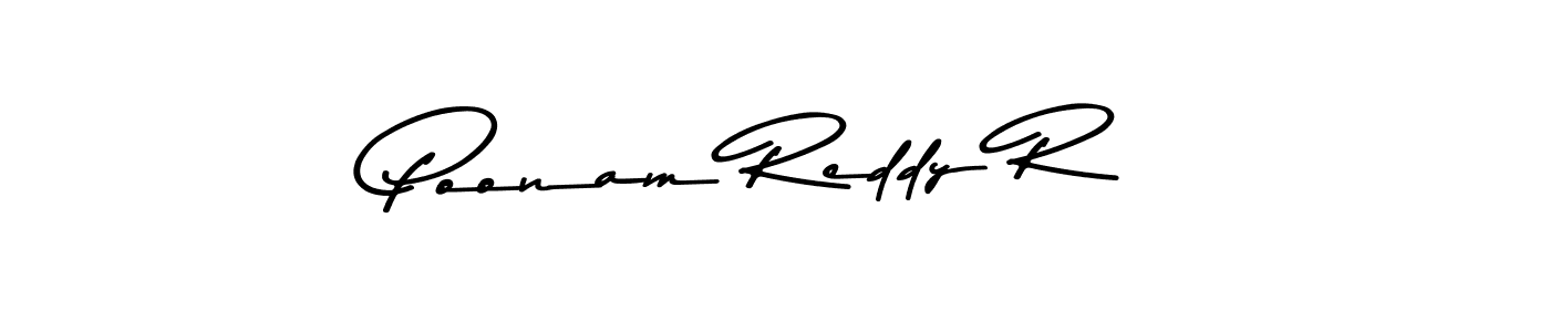 Make a beautiful signature design for name Poonam Reddy R. Use this online signature maker to create a handwritten signature for free. Poonam Reddy R signature style 9 images and pictures png