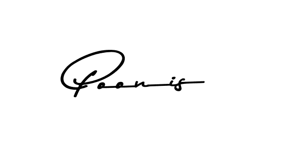 Also we have Poonis name is the best signature style. Create professional handwritten signature collection using Asem Kandis PERSONAL USE autograph style. Poonis signature style 9 images and pictures png