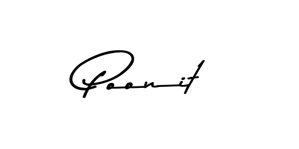 Poonit stylish signature style. Best Handwritten Sign (Asem Kandis PERSONAL USE) for my name. Handwritten Signature Collection Ideas for my name Poonit. Poonit signature style 9 images and pictures png