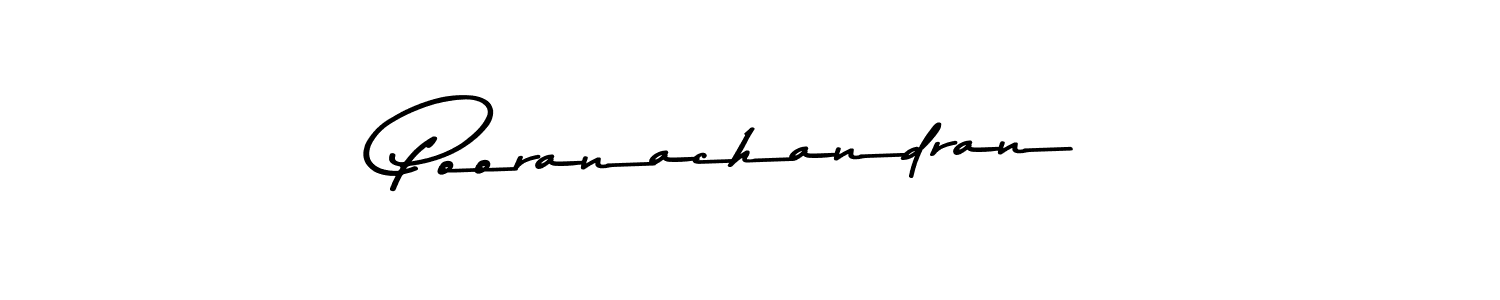 How to make Pooranachandran signature? Asem Kandis PERSONAL USE is a professional autograph style. Create handwritten signature for Pooranachandran name. Pooranachandran signature style 9 images and pictures png